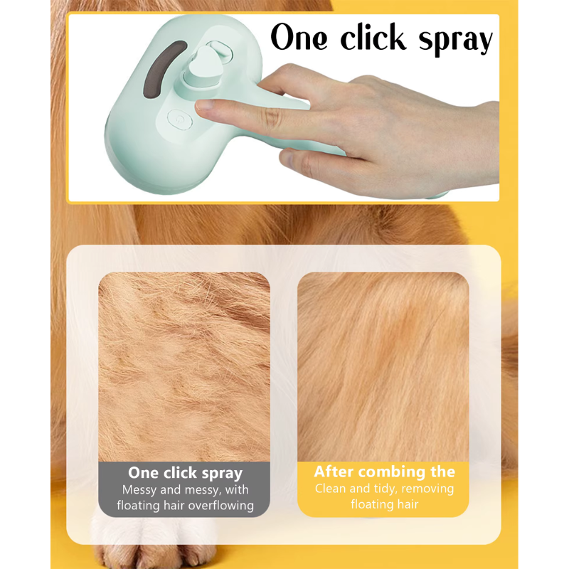 Shedsy™ Mist Pet Brush